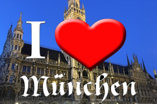 I love München Rathaus I