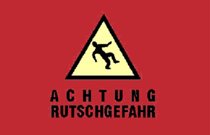 JetPrint-Designs, Hinweise, Achtung Rutschgefahr