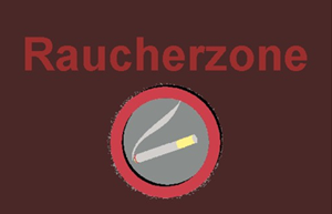 Logomatte Raucherzone